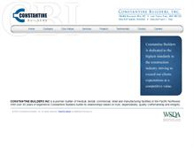 Tablet Screenshot of constantinebuilders.com